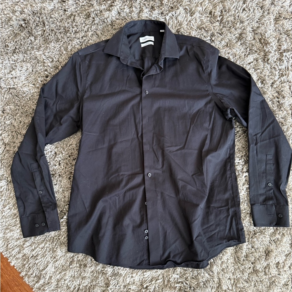 Calvin Klein Black Dress Shirt